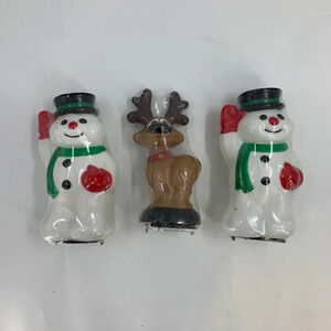 Toro Vintage Target 10‎ Inch Blow Mold 2 Snowman and Reindeer Sealed NWT